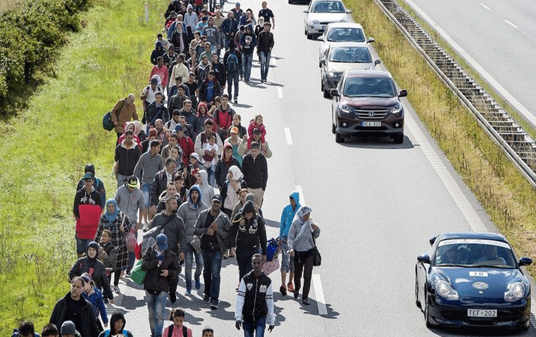 After reviewing the security situation .. Sweden changed its policy towards Syrian refugees
