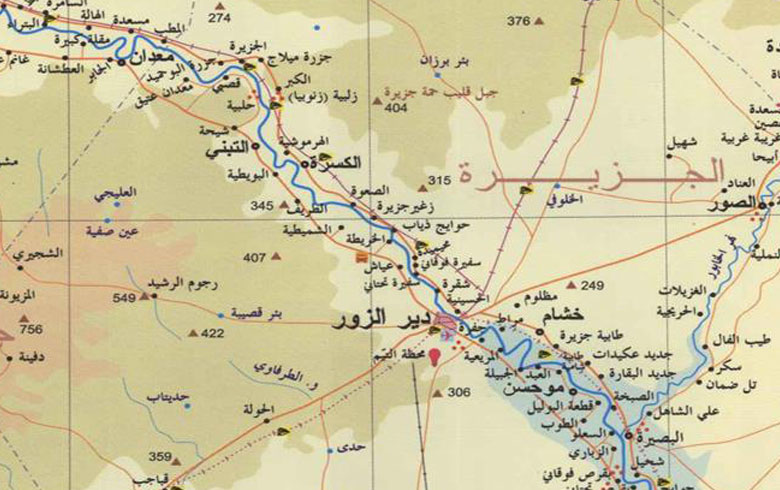 تظاهرة ضد مسلحي قسد بريف ديرالزور 