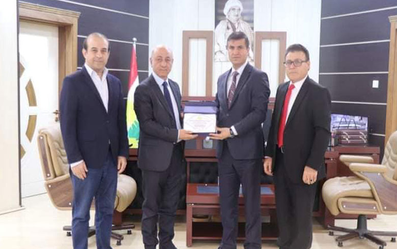 وفد من منظمة دهوك لـ PDK-S يزور المديرية العامة للبلديات في محافظة دهوك