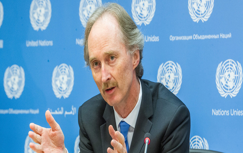 Pederson calls for joining efforts to combat the Coronavirus in Syria