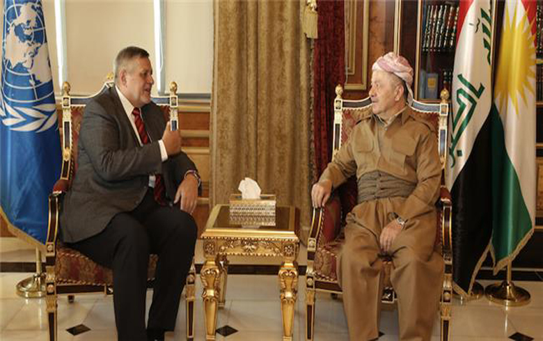الرئيس بارزاني: الواقع المفروض على كركوك والمناطق الأخرى غير مقبول
