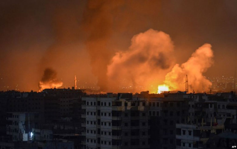 قصف إسرائيلي على مواقع إيرانية وحزب الله في سوريا 