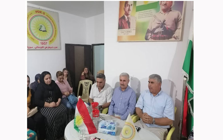 The PDK-S general organization officer meets the fifth and sixth branches of a women's organization in Derik
