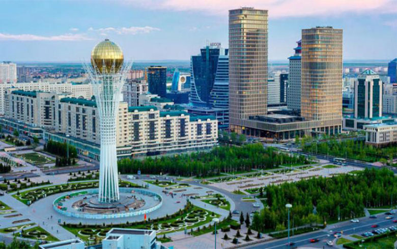 ناڤێ پایته‌ختا كازخستانێ هات گوهه‌رتن 