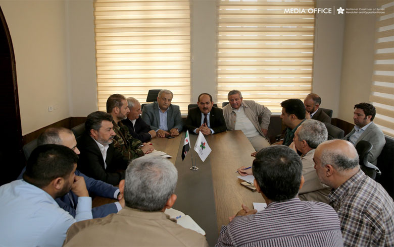 The National Coalition Delegation Visits Afrin