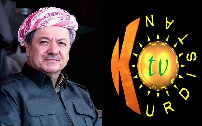 Serok Barzanî pîrozbahî di salvegera 22mîn damezrandina Kurdistan T.V de belav  kir 