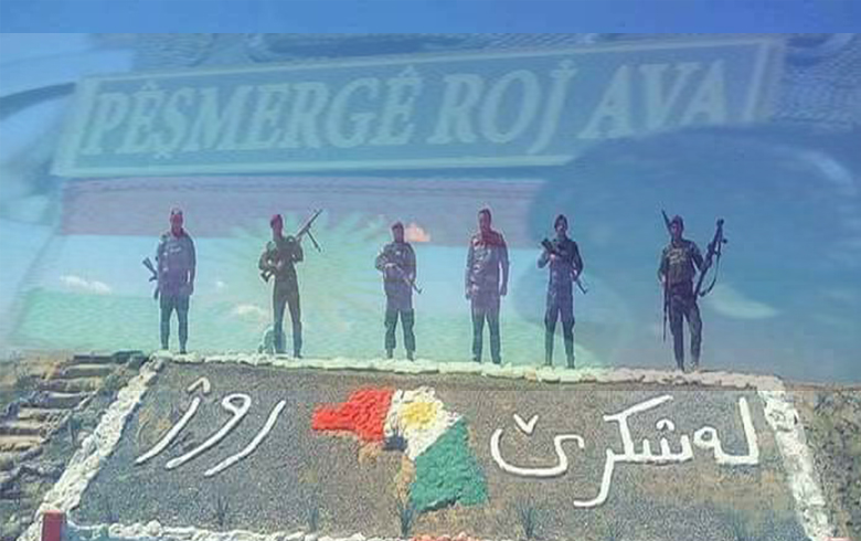 فه‌رمانده‌یێ له‌شكه‌رێ رۆژ په‌یامه‌ك پيرۆباهیێ ژ په‌ده‌كێ ره‌ شاند  