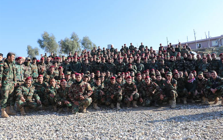 فه‌رمانده‌یێ هێزا لیوایا 3 سه‌ره‌دانا ناڤه‌ندا بیشابیر یا راهێنانێ كر 