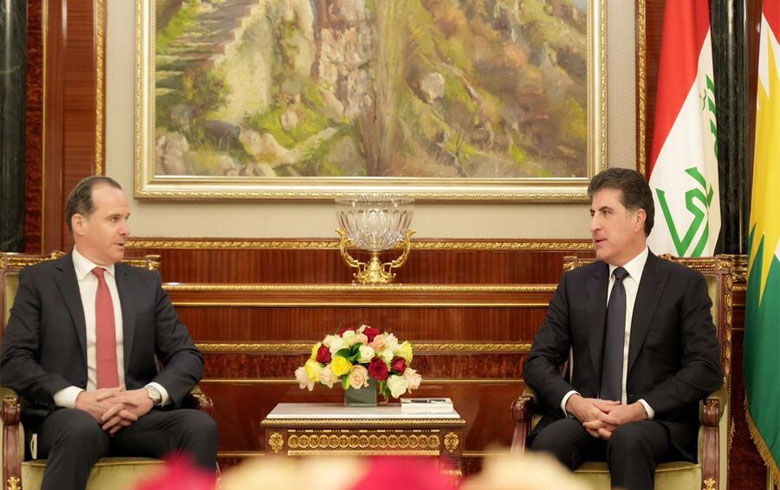 Nechirvan Barzani discusses with McGurk the cooperation and coordination between Erbil and Washington