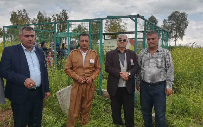 Kawergosik .. the commemoration of the fourth anniversary of the martyrdom of the Peshmerga Ramadan Hasi