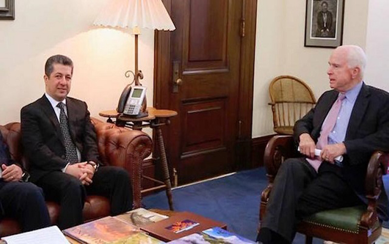 Mesrûr Barzanî: John McCain pêlewan û dostê gelê Kurd bû