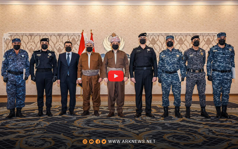 مسرور بارزانی ئەندامێن پۆلیسان خەلات كرن 