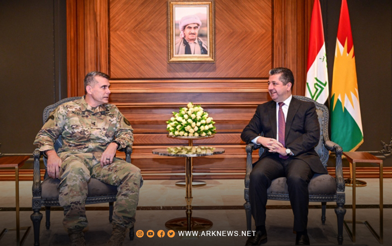 The content of the meeting with Masrour Barzani and the commander of the coalition forces in Iraq and Syria