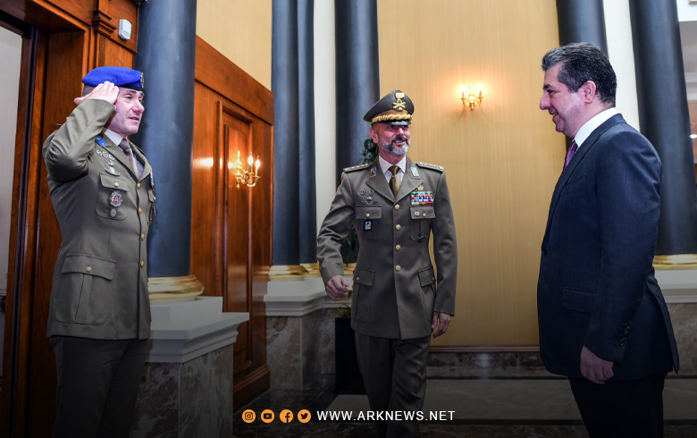 Italy renews its commitment to support the Peshmerga forces