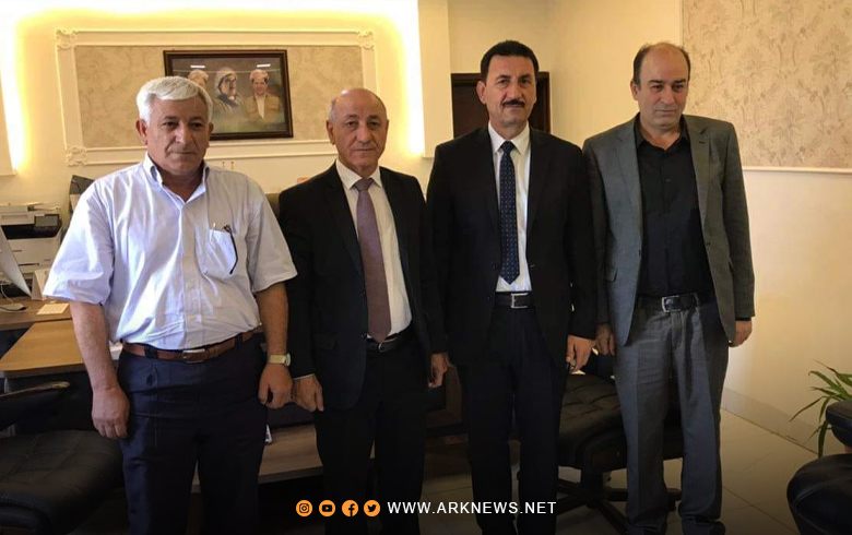 A delegation from the Kurdistan Democratic Party - Syria meets with the official of Migration and Displacement