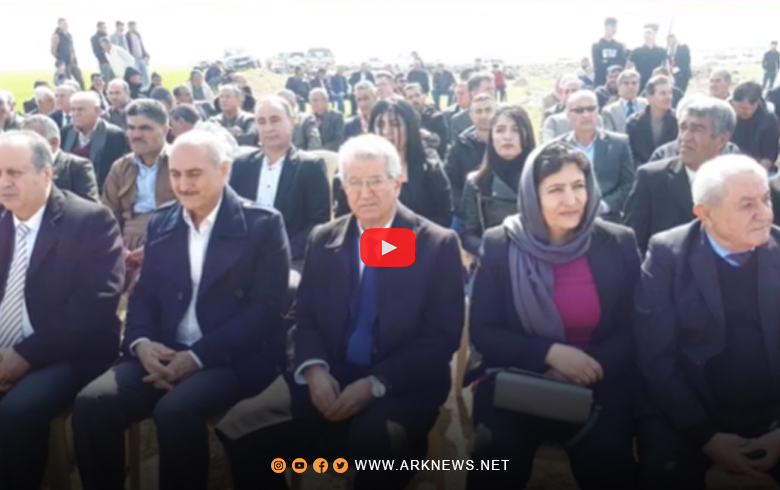 Commemorating the tenth anniversary of the martyrdom of the Kurdish leader Nasraddin Barhik in the village of Kavre Dana in the Derik area