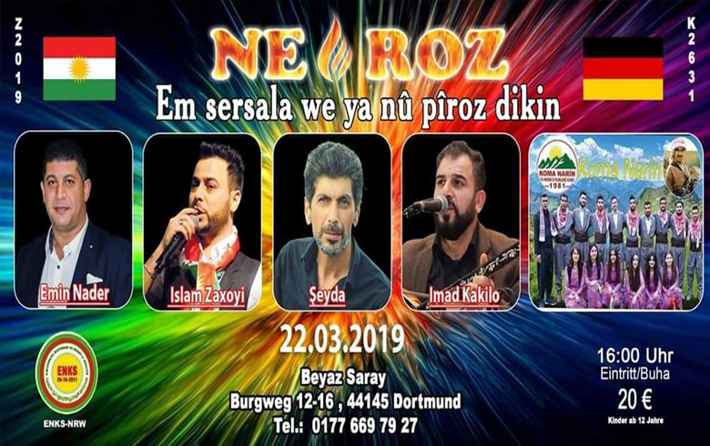 نوونەراتیا ئەورۆپا یە ئەنەكەسێ جەژنا نەورۆزێ پیرۆز دكە