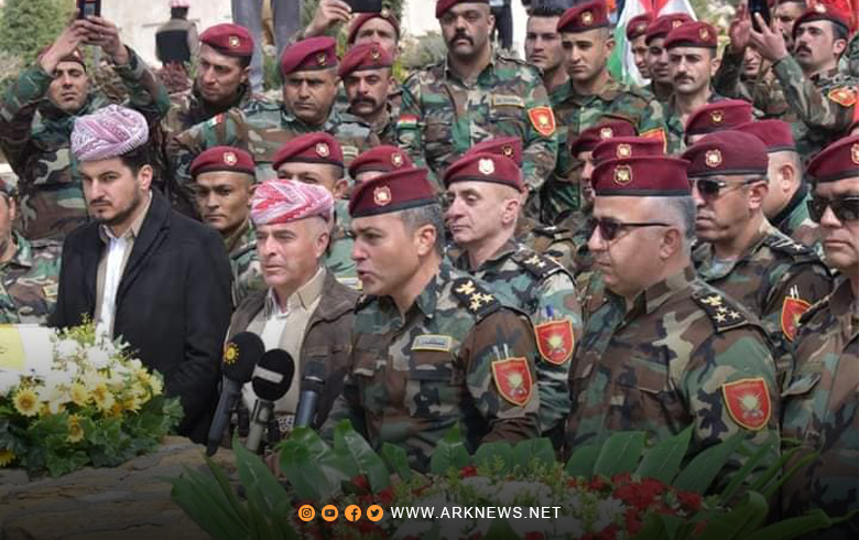 وێنە... هێزێن پێشمەرگەێن لەشكەرێ رۆژ سەردانا مەزارا نەمران كر 