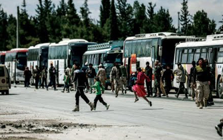 سێ باسێن ده‌ربده‌رێن غووته‌یا رۆژهلات ژ ئە‌فرینێ ده‌ركه‌تن