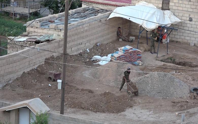 The PYD halts the digging of tunnels and trenches in preparing to create a safe zone