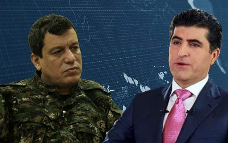 Fermandar Mezlûm Kobanê spasiya Serok Nêçîrvan Barzanî kir