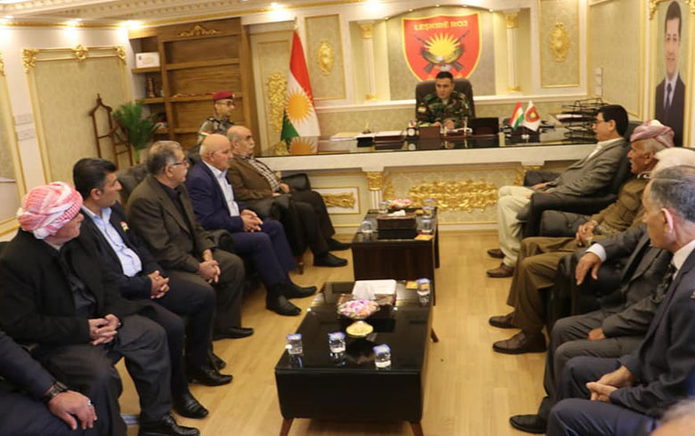 The Martyrs' Families Foundation congratulates the commander of the Roj Peshmerga Forces