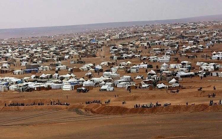 خيام في مهب العاصفة الرملية ووضع إنساني مزري في مخيم الركبان