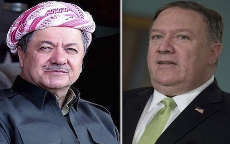 وزير الخارجية الأمريكي يتصل هاتفياً بالرئيس بارزاني