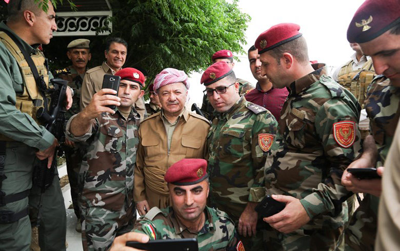 سەرۆك بارزانی سەردانا میحوەرا خازر كر