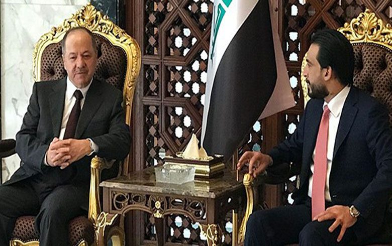 Serok Barzanî gihişt Bexdayê..Berpirsên Iraqê pêşwazî lê kirin