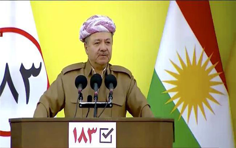 الرئيس بارزاني يهنيء شعب كوردستان والبيشمركة بذكرى ثورة كولان