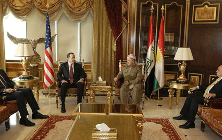 الرئيس بارزاني يستقبل المبعوث الخاص للرئيس الأمريكي