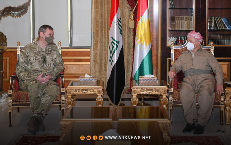 Deputy Commander-in-Chief of the Coalition Forces offers condolences to President Barzani on the martyrdom of the Peshmerga