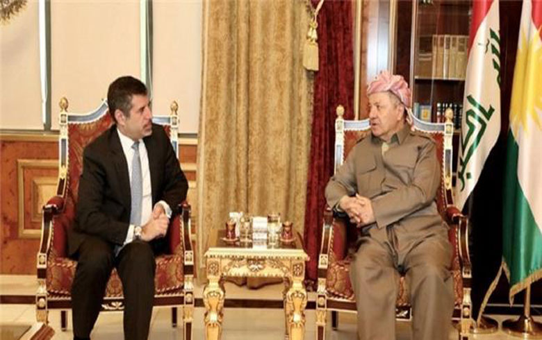 الرئيس بارزاني يستقبل القنصل الأمريكي في هولير