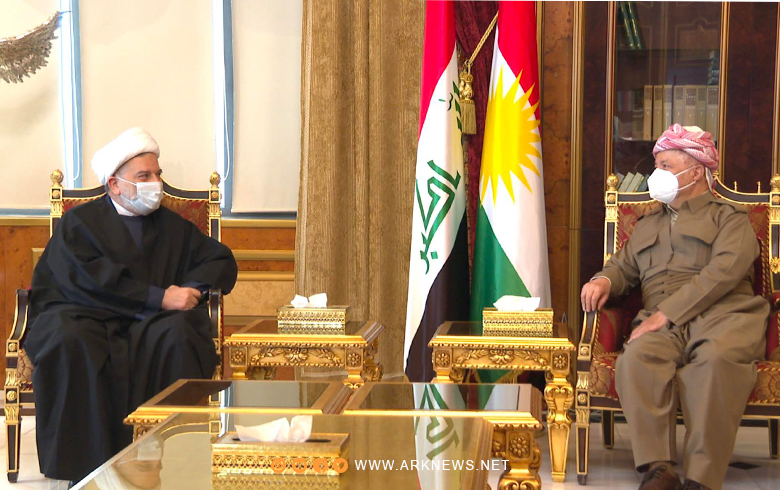 الرئيس بارزاني ورئيس المجلس الإسلامي الأعلى يبحثان آخر التطورات السياسية في العراق