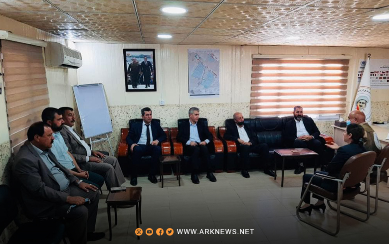 A delegation from the Kurdistan Democratic Party - Syria visits Shariya camp in Duhok