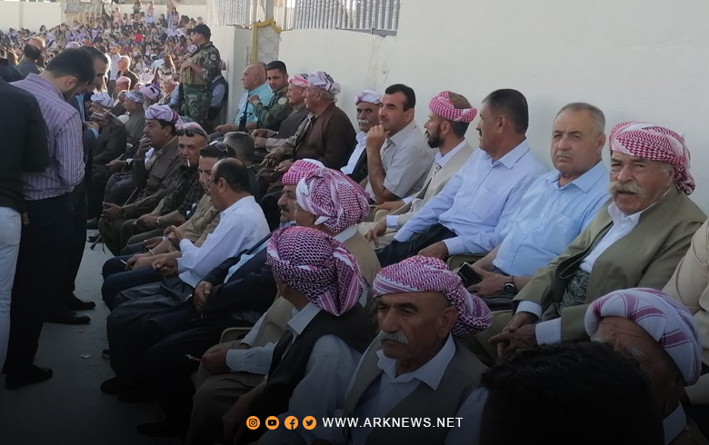 The Yezidi Kurds celebrate in the village of Khatari in Duhok, one of the authentic historical holidays (Tawaaf Hakim Feris - Hakim Luqman)