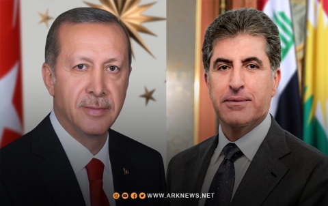رئيس إقليم كوردستان يتلقى اتصالا هاتفيا من رئيس جمهورية تركيا 