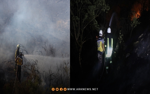 The White Helmets put out 9 fires, three of them in the outskirts of Afrin