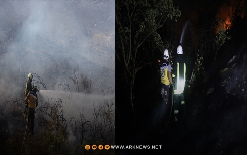 The White Helmets put out 9 fires, three of them in the outskirts of Afrin The White Helmets put out 9 fires, three of them in the outskirts of Afrin