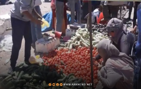The high prices of fruits and vegetables sweep the markets of the cities and towns of Syrian Kurdistan