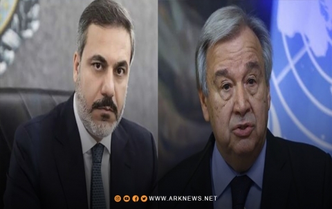 Guterres and Fidan discuss humanitarian aid to Syria