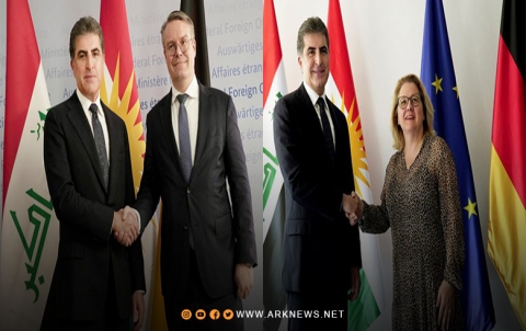 نيجيرفان بارزاني يجتمع مع وزيرين ألمانيين في برلين نيجيرفان بارزاني يجتمع مع وزيرين ألمانيين في برلين