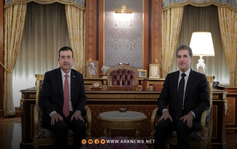 رئيس إقليم كوردستان يستقبل القنصل العام الجديد للأردن 
