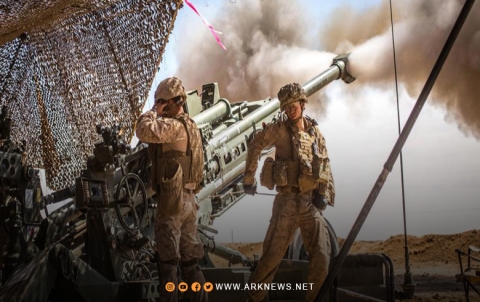 قوات التحالف الدولي تجري تدريبات عسكرية في قاعدتها بالتنف بسوريا 
