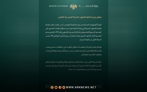 بدء إجراءات منح الجنسية لأبناء الشعب الكوردي المشمولين بأحكام المرسوم التشريعي رقم 13 