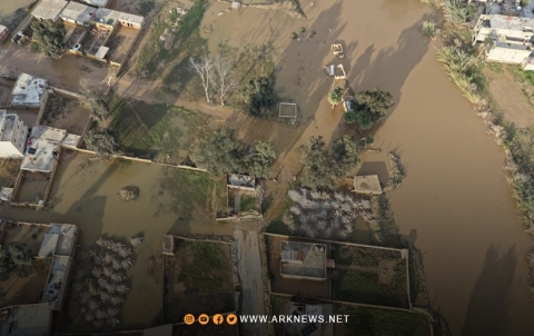 الحسكة.. تضرر أكثر من 1700 منزل بشكل جزئي جراء الفيضانات 