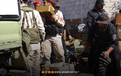 الداخلية السورية تضبط كميات كبيرة من الأسلحة بريف دمشق 