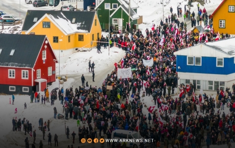 تظاهرات حاشدة في الدنمارك تضامناً مع غرينلاند