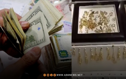 إقبال كبيرة على شراء الذهب والدولار الأمريكي في مدن وبلدات كوردستان سوريا